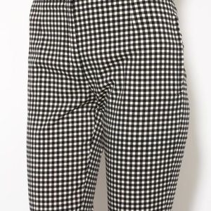 Prada Wool Black/White Check Pants